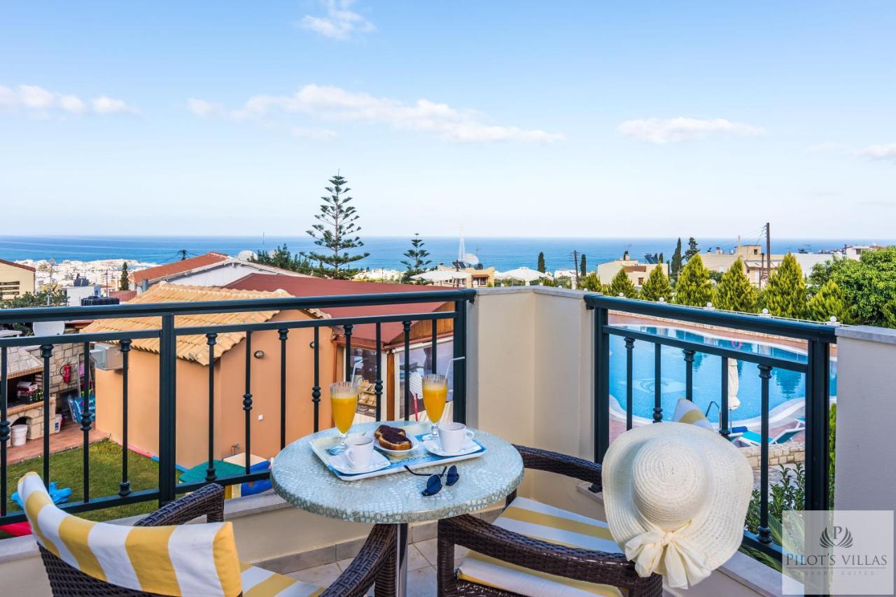 הרסוניסוס Pilot'S Villas Luxury Suites מראה חיצוני תמונה