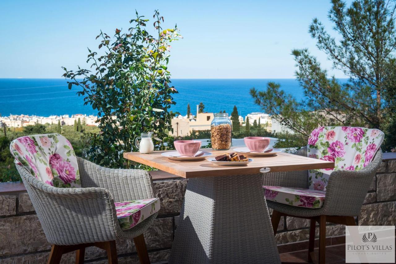 הרסוניסוס Pilot'S Villas Luxury Suites מראה חיצוני תמונה