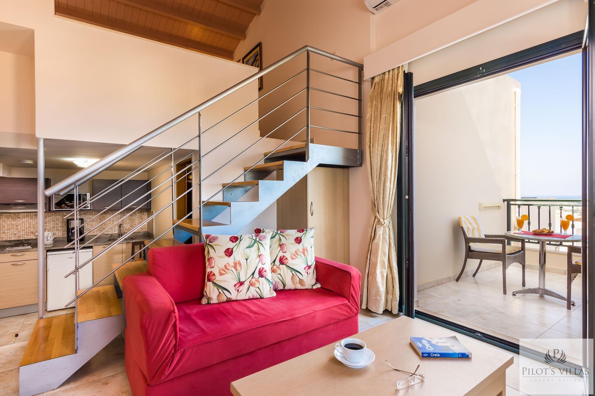 הרסוניסוס Pilot'S Villas Luxury Suites מראה חיצוני תמונה