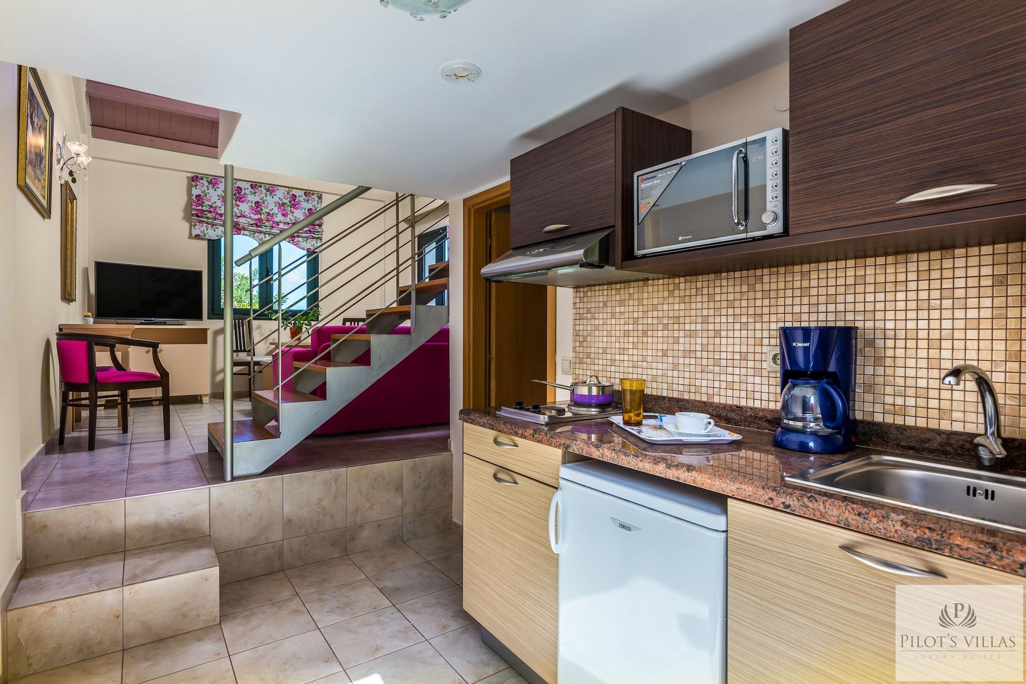 הרסוניסוס Pilot'S Villas Luxury Suites מראה חיצוני תמונה